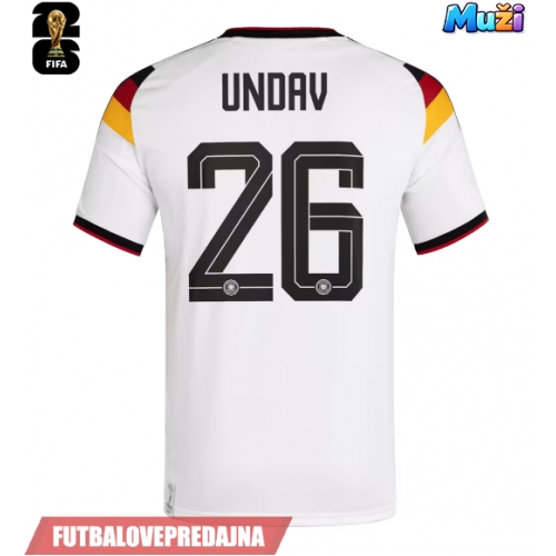 Lacne Muži Futbalové dres Nemecko Deniz Undav #26 MS 2026 Krátky Rukáv - Domáci
